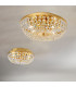 Schönbrunn Crystal Ceiling Light 6 Light 24 Carat Gold-2