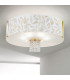 Emozione Glass Cylindrical Ceiling Light 6 Light 24 Carat Gold-2