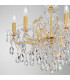 Schönbrunn Crystal Multi Arm Chandeliers 6 Light 24 Carat Gold-3