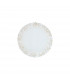 Serena Glass Decorative Flush Ceiling Light 2 Light Chrome-1