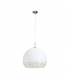 Luna Glass Dome Pendant Ceiling Light Chrome-1