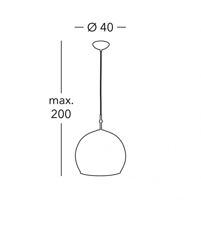 Luna Glass Dome Pendant Ceiling Light Chrome-2
