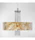 Emozione Glass Cylindrical Pendant Ceiling Light 6 Light Chrome-2