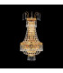 Empire Crystal Glass & Crystal Wall Lamp 3 Light 24 Carat Gold-2