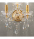 Schönbrunn Crystal Candle Wall Lamp 3 Light 24 Carat Gold-3