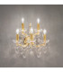 Schönbrunn Crystal Candle Wall Lamp 5 Light 24 Carat Gold-2