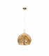 Luna Dome Pendant Ceiling Light 24 Carat Gold-1