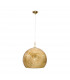 Luna Glass Dome Pendant Ceiling Light 24 Carat Gold-1
