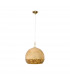 Luna Glass Dome Pendant Ceiling Light 24 Carat Gold-1
