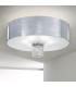 Emozione Glass Cylindrical Ceiling Light 6 Light Chrome-2