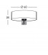 Emozione Glass Cylindrical Ceiling Light 6 Light Chrome-4