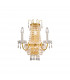 Empire Candle Wall Lamp 5 Light 24 Carat Gold-1