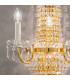 Empire Candle Wall Lamp 5 Light 24 Carat Gold-3