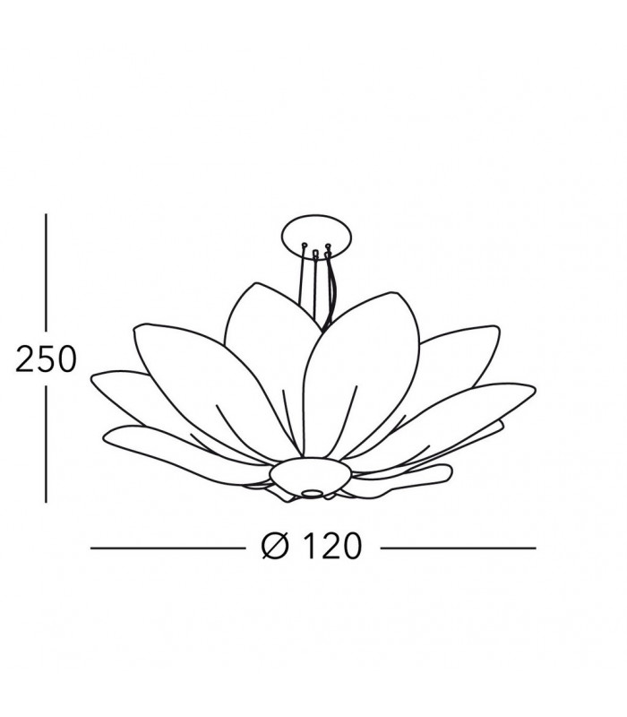 Fiore Pendant Ceiling Light 7 Light-4