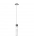 Raggio Glass Slim Pendant Ceiling Light Silver Leaf-1