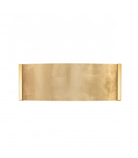 Emozione Glass Flush Wall Lamp 2 Light 24 Carat Gold-1