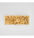 Emozione Glass Flush Wall Lamp 2 Light 24 Carat Gold-2