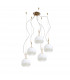 Luna Glass Cluster Pendant Ceiling Light 5 Light 24 Carat Gold-1