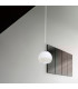Luna Glass Dome Pendant Ceiling Light Chrome-3