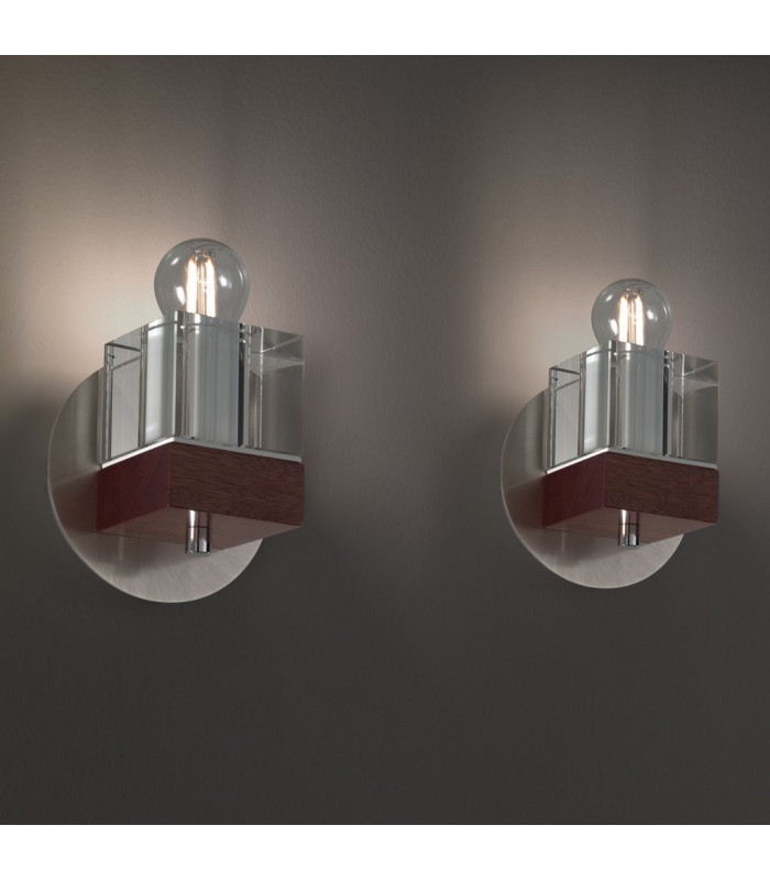 Riviera Wall Lamp Mahagoni-2
