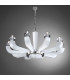 Riviera Multi Arm Pendant Ceiling Light 10 Light White-2