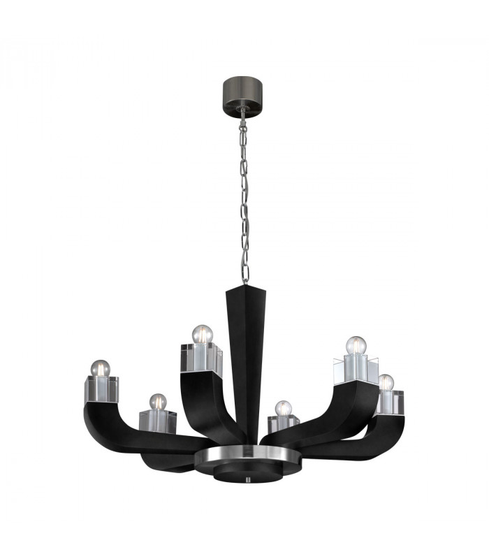 Riviera Multi Arm Pendant Ceiling Light 6 Light-1