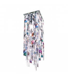 Prisma Crystal Ceiling Light Chrome-1