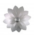 Fiore Fabric Wall Lamp 6 Light Silver Leaf-1