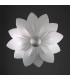 Fiore Fabric Wall Lamp 6 Light Silver Leaf-2