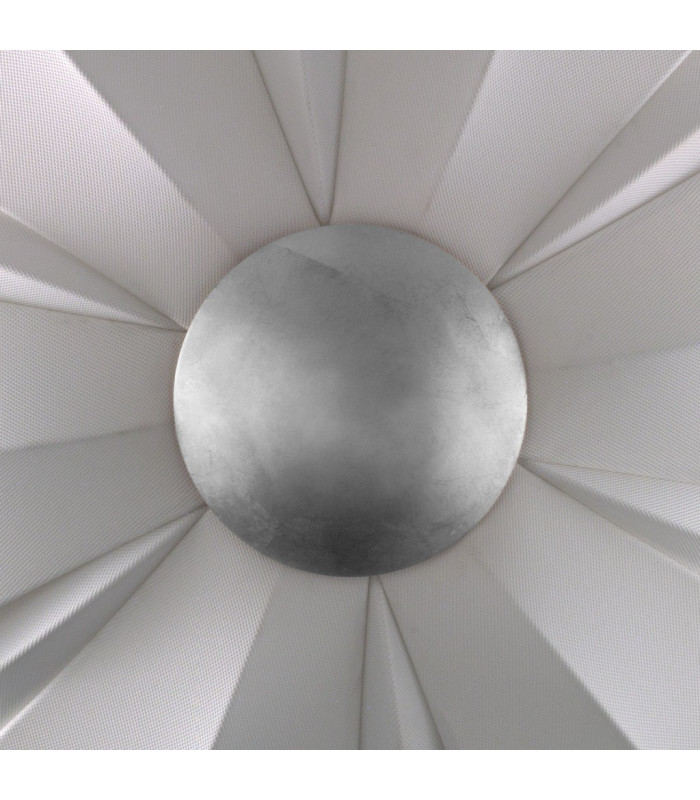 Fiore Fabric Wall Lamp 6 Light Silver Leaf-3