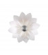 Fiore Fabric Wall Lamp 6 Light Silver Leaf-1