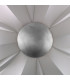 Fiore Fabric Wall Lamp 6 Light Silver Leaf-2
