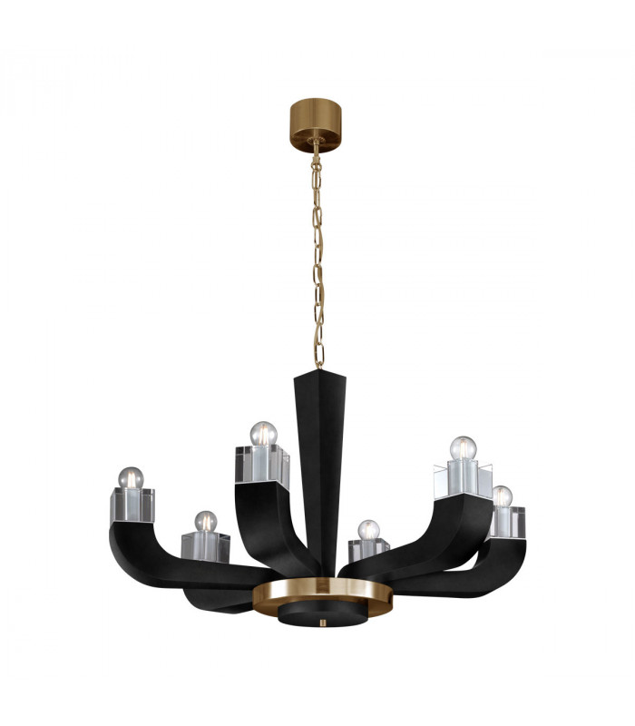 Riviera Multi Arm Pendant Ceiling Light 6 Light-1
