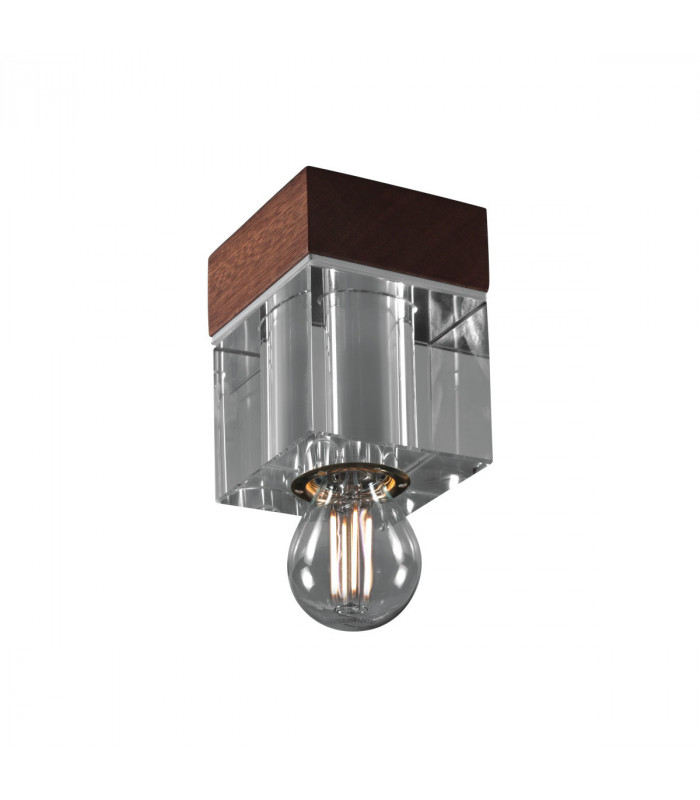 Riviera Semi Flush Light Mahagoni-1