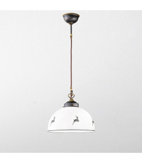 Nonna Dome Pendant Ceiling Light Antique Brass-2