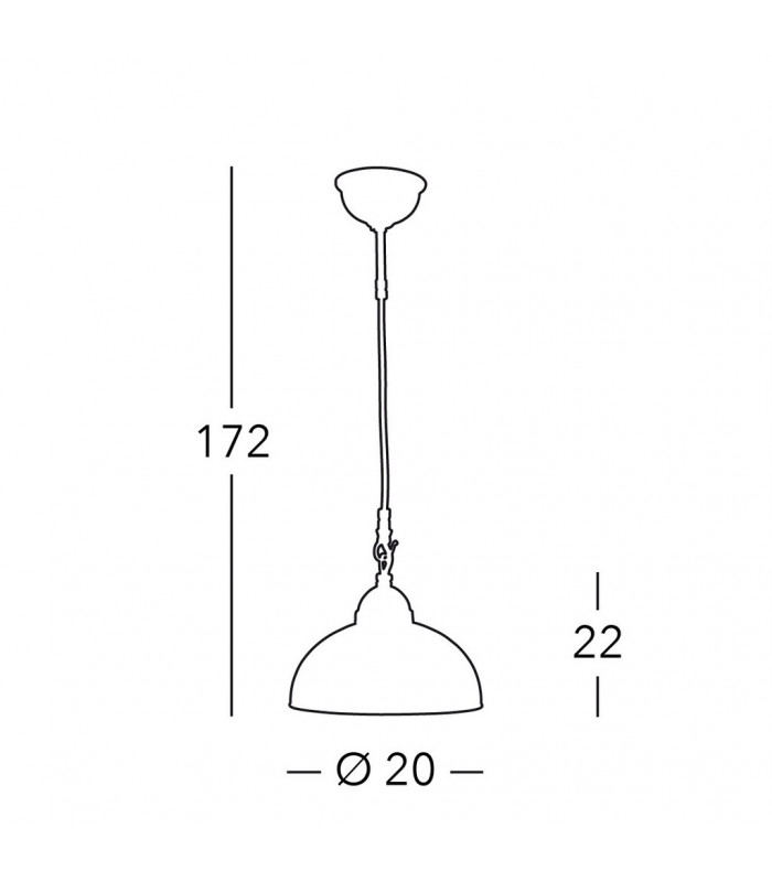 Nonna Dome Pendant Ceiling Light Antique Brass-3
