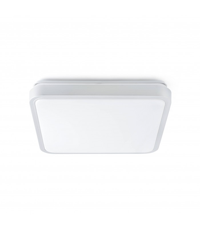 LED Medium Flush Ceiling Light White, Grey - 1