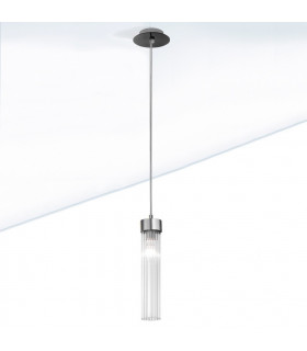 Raggio Slim Pendant Ceiling Light Brunito Brushed-2