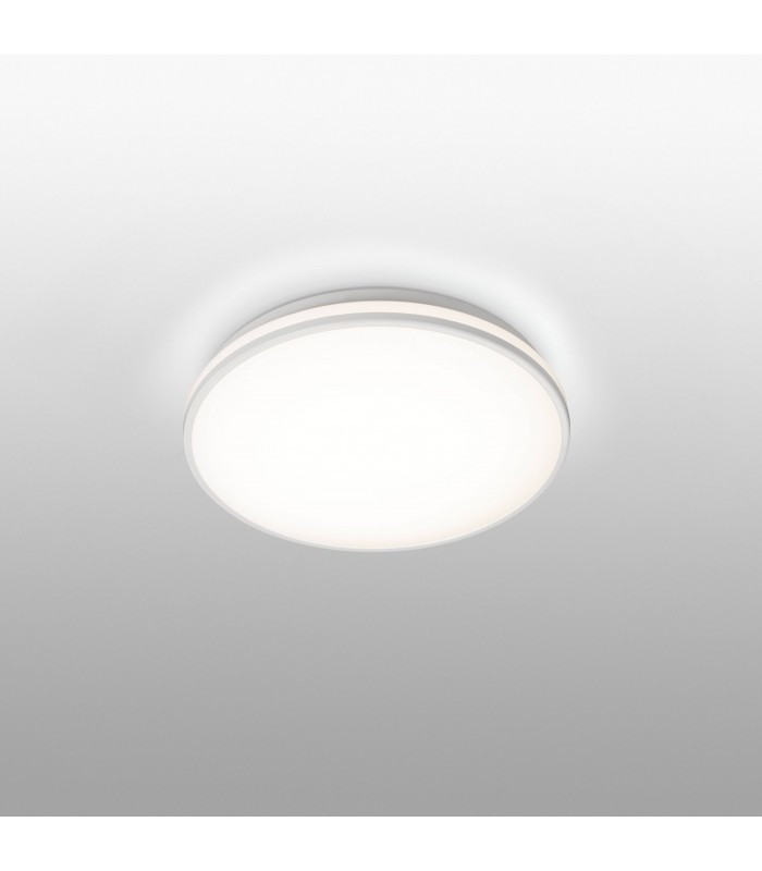 LED Bathroom Flush Ceiling Light White IP44 - 1