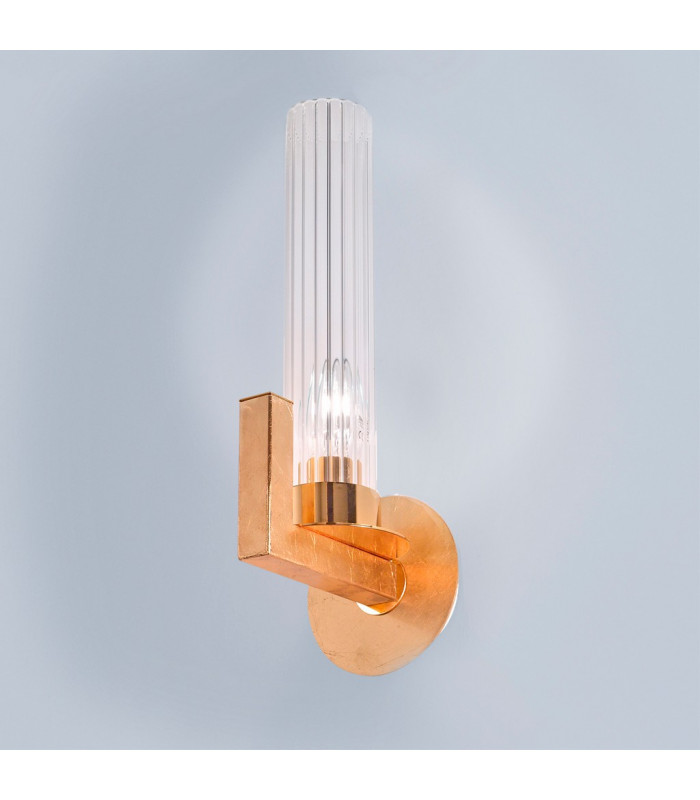 Raggio Glass Wall Lamp Gold Leaf-2