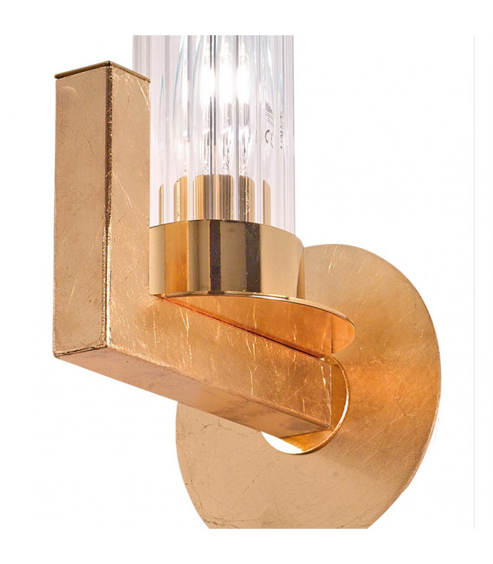Raggio Glass Wall Lamp Gold Leaf-3