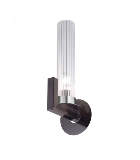 Raggio Glass Wall Lamp Brunito Brushed-1
