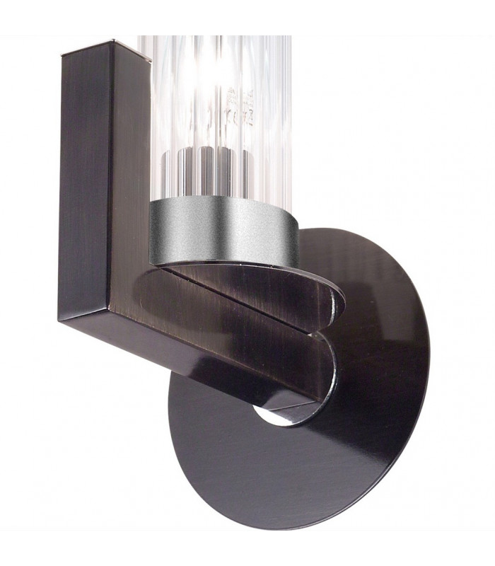 Raggio Glass Wall Lamp Brunito Brushed-3