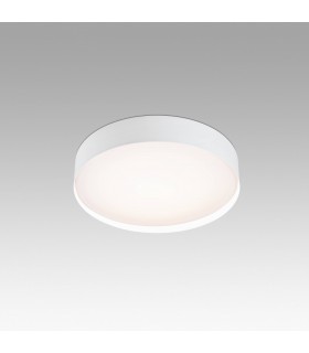 LED Round Bathroom Flush Ceiling Light White IP44 - 1
