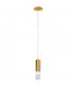 Giro Glass Slim Pendant Ceiling Light Gold Leaf-1