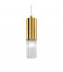 Giro Glass Slim Pendant Ceiling Light Gold Leaf-3