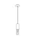 Giro Glass Slim Pendant Ceiling Light Brunito Brushed-4