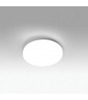 LED Dimmable Bathroom Flush Ceiling Light White IP54 - 1