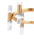 Giro Glass Up & Down Wall Lamp 12 Light Gold Leaf-3