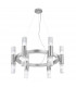 Giro Glass Up & Down Wall Lamp 12 Light Silver Leaf-1